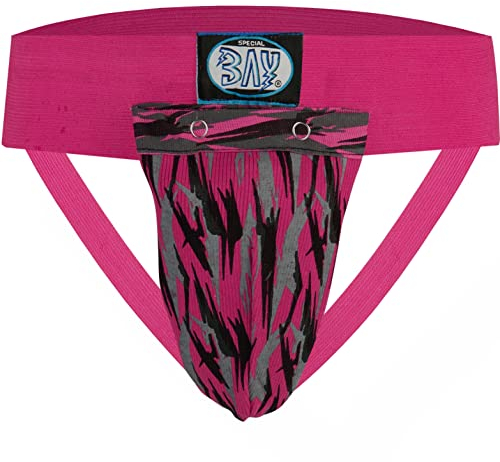 Camouflage Damen Tiefschutz 3-Option Soft Frauen Kinder Lady pink rosa Magenta, XS S M L XL Tiefschützer Unterleibschutz Suspensorium Budo Kampfsport Kickboxen Muay Thai Thaiboxen TKD Taekwondo (XS)