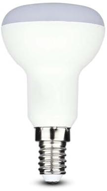 V-TAC Lampadina LED con Attacco Edison E14 4,8W (Equivalenti a 40W) Riflettore R50-470 Lumen - Lampadina LED Massima Efficienza e Risparmio Energetico - Luce 6500K Bianca Fredda