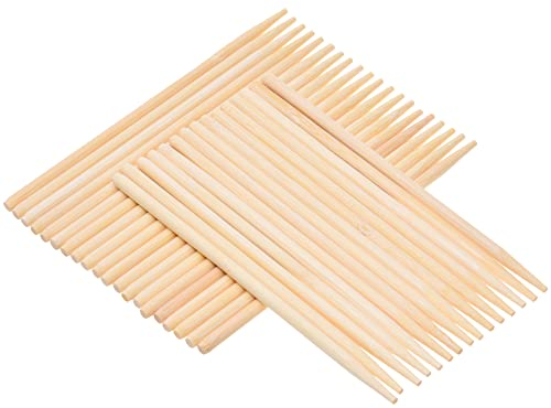 Kare & Kind 100 PCS Stylet en Bambou pour Art à gratter - Outil de Gravure pour Blocs-Notes pour Les Arts, l'artisanat, Les Articles de Bricolage - également pour la Peinture, Le Dessin