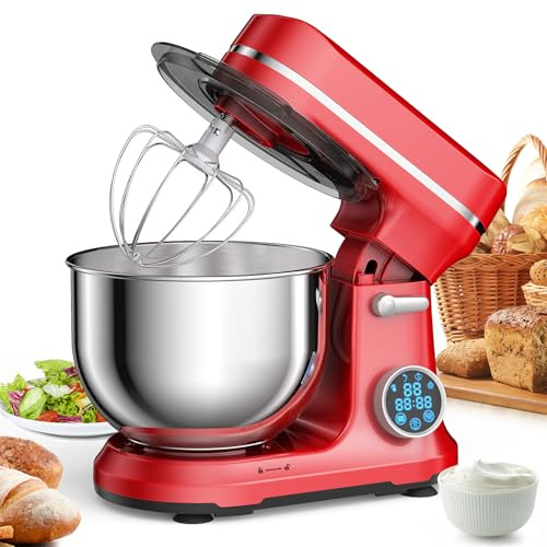 BioloMix Kitchen Food Stand Mixer,1200W 11-Speeds DC Quiet Motor