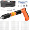 Nagelpistole mit 110 Runden Nägeln, Beton Nagelpistole Nägel, Nail Gun Tool, Manuelle Nagelpistole für Stahl & Beton, Schalldämpfer Bolzenschussgerät 5 Gänge Nagelschussgerät Betonnagler Nagler