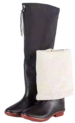 Hip vadare Hip Waders Vinter Varma Fiske Vadarstövlar for Herr, PVC Vattentäta Hip Waders Med Stövlar, Anti Halk Och(9 UK)