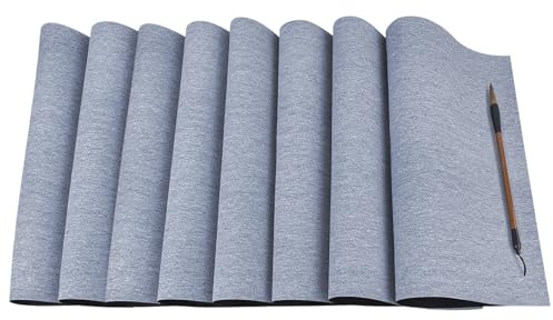 Caligrafía China Sin Tinta, Papel de Agua Reutilizable, 8 Piezas Juego de Papel de Escritura de Agua, Herramienta de Práctica de Caligrafía del papel del Agua del Paño para Principiantes (8)