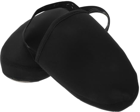 SUPVOX Cubrezapatillas Térmicos para Ciclismo de Media Palma Talla S (36-40), Cubiertas para Zapatos de Bicicleta de Montaña y Carretera, Resistentes al Viento, Transpirable