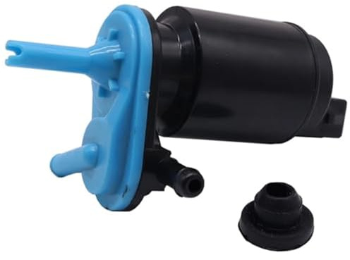 Yurefax Pompa for lavaggio acqua tergicristallo anteriore posteriore for auto, doppia uscita, for Opel, Vauxhall, Astra Corsa Vectra Zafira Sostituzione Sostituzione pompa lavacristallo
