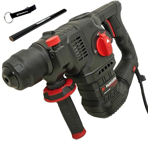 Offerta HEADNMORE per PARKSIDE PERFORMANCE® PPBH 1050 Martello Perforatore SDS-Plus 1050 W, 4,1 J, trapano tassellatore per calcestruzzo in valigetta con portachiavi e matita da carpentiere HEADNMORE®