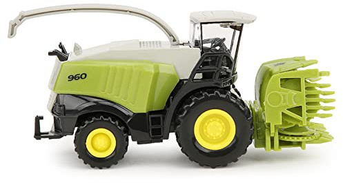Hidyliu Modelo de Vehículo de Juguete Cosechadora 1/42, Coche de Granja Educativo Duradero para Niños, Aleación y Plástico Verde, de 13,5 X 5,3 X 6, Cm (Verde)