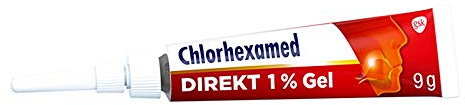 Chlorhexamed Mundgel 10mg/g Gel, 9g, mit Chlorhexidin, Gel bei bakteriell bedingter Zahnfleischentzündung, Ideal Gegen zahnfleisch entzündung