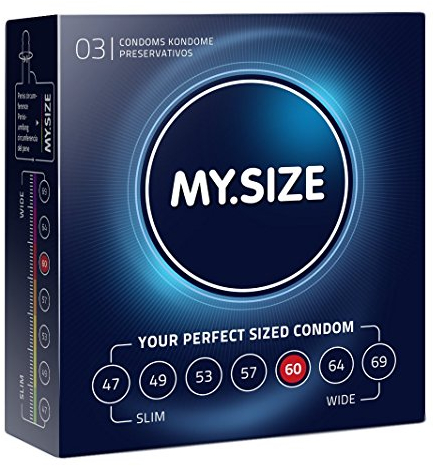 My Size Kondome, 3er Pack, 60 mm