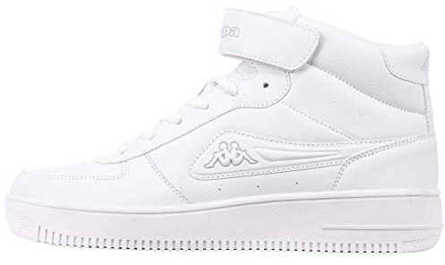 Kappa Unisex Bash Mid Sneaker, Weiß, 38 EU