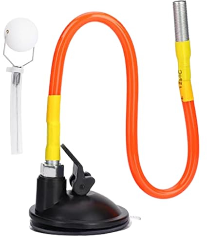 1pc Tischtennis Trainer Einstellbarer Tisch -Tennis -Roboter mit starkem Saugnapfbecher Langlebiger Rapid Pingpong Ball Training Machine für Kinder ＆ Erwachsene