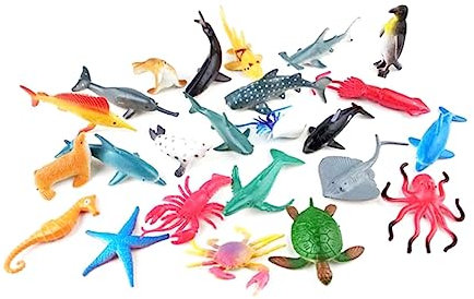 ibasenice 24St Spielzeugtiere für Party mitgebsel kinderparty mitgebsel Kleinkinder badespielzeug Spielzeugset kleinkinderspielzeug Toy Set Lernspielzeug für