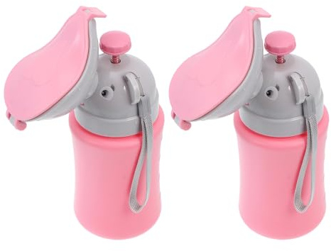 OFFSCH 2 orinales portátiles para bebés y niños pequeños - Inodoro de emergencia para viajes en coche, camping y para el entrenamiento para ir al baño - Artículo esencial para viajes con niños