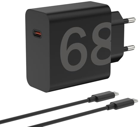 Snabbladdare 68 W laddningskabel usb c adapter strömförsörjning för Motorola Edge 50 40 30 Moto G85 G84 G82 G73 G55 G54 G53 G52 G31 G23 G22 Moto G9 G8 G7 Edge 30/30 Ultra/Edge 30 Ultra Edge 4 0 Ultra