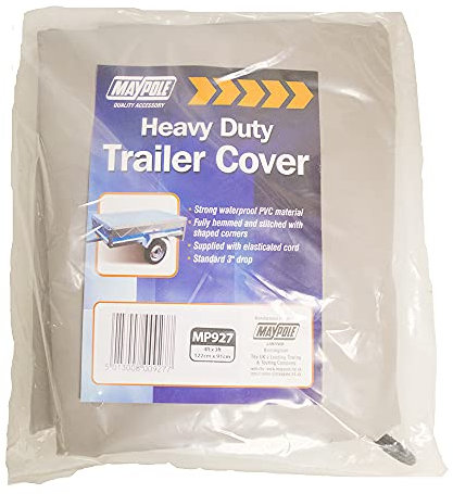 Maypole Waterproof Trailer Cover 4’x3′ PVC, Grey