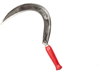 Falci 119652A0 Falciola Forgiata e Temprata con Manico in Legno, 44 cm