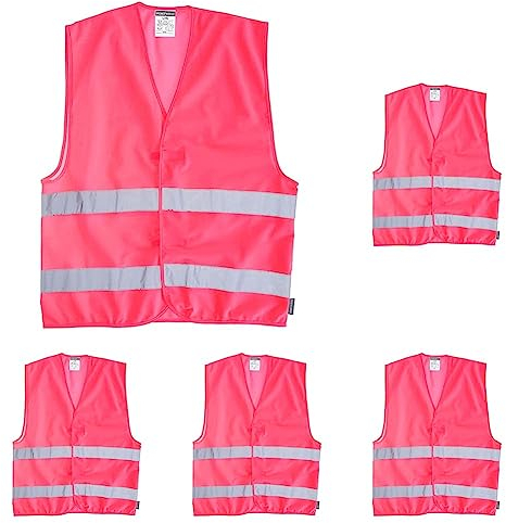 Portwest Gilet Iona, Couleur: Rose, Taille: L/XL, F474PIRL/XL