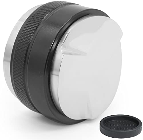 LEUOVE Coffee Distributor & Tamper 53mm Dual Head 2 in 1 Leveler Tool for Espresso - Fits 54mm Sage Portafilters, Barista Express, Pro Accessories