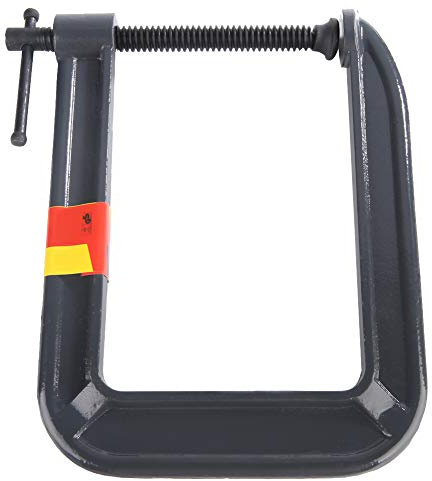 C Clamp Deep Throat U Clamp, Solid Steel G Type Woodworking C Clamp DIY Carpentry Clamping Device, Wood Clamping Device Cast Steel Deep Throat Woodworking Fixed Clamp (thickness 3.9*depth 7.3 in)