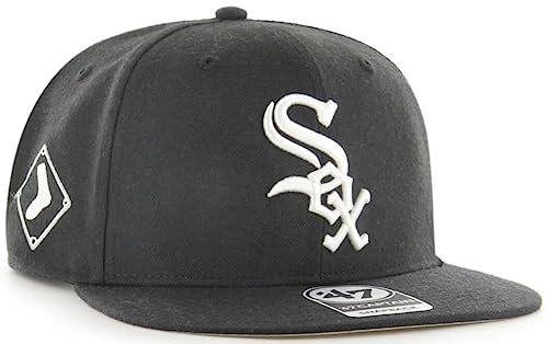 47 Brand Chicago White Sox Sure Shot Sidepatch 2 Tone Captain Snapback Cap MLB Forty Seven