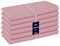 Cottoniva Stoffservietten - Set aus 6 Servietten, 100% Baumwolle, 43 x 43 cm, Weich, Waschbar und Wiederverwendbar - Perfekt für Dinnerpartys, Hochzeiten und den Alltag Servietten Rosa