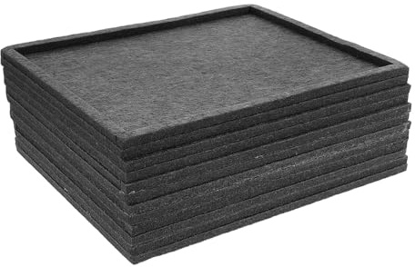 LALADEFIEE Plateau De Tri De Puzzles en Feutre Planches De Tri Empilables Et Réutilisables Rangement Puzzle 1000 Pièces Organisateur De Puzzles 11.81 X 9.45 X 0.67 in Lot De 6