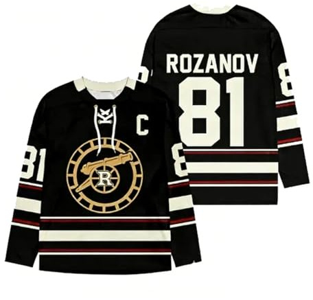 KASENFASHION Heated Rivalry T Shirt Manches Longues Unisexe Noir, Style Hockey Streetwear Homme Femme, Haut Casual Sport Look Urbain