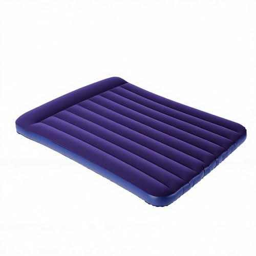 Yanmis Materasso Ad Aria Portatile con Doppie Valvole a Prova di Perdite, Materasso Gonfiabile in PVC Floccato Gonfiabile per Campeggio, Casa, Ufficio, Pisolino, Fondo Impermeabile Spesso 25 Cm
