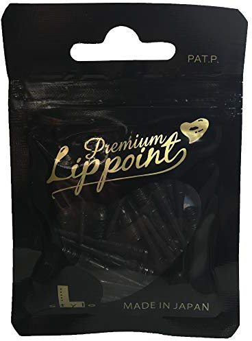 LSTYLE Dartspitzen: Premium Lippoint - Soft Tip Dart Points - 2BA Gewinde - Schwarz