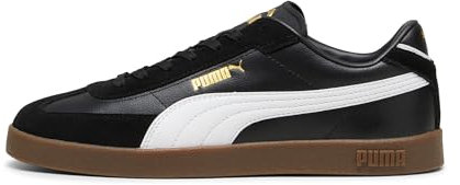 PUMA Club II ERA Sneaker, Unisex, Schwarz, Weißgold, 10 UK
