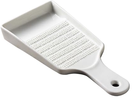 Grattugia in ceramica Zester quadrato 18 cm con manipolazione del cibo in purea, per zenzero, aglio e parmigiano