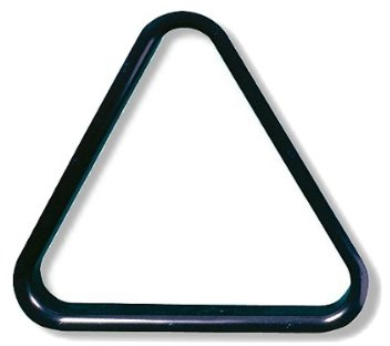 Winsport Billard Triangel aus PVC für 38mm Kugeln, Aufstelldreieck für Billardkugeln, Dreieckiger Rahmen, Billarddreieck, Billard Zubehör