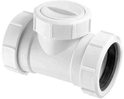 McAlpine Z28M-NRV Multifit Universal Waste Pipe 50mm 2 Inline Non Return Valve