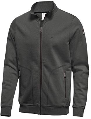 Joy Sportswear Karsten Herren-Jacke für Sport oder Freizeit, Bequeme Trainings- und Sweat-Zip-Jacke in der Langarm-Version, ideal für Fitnessworkouts 56, Basalt Melange