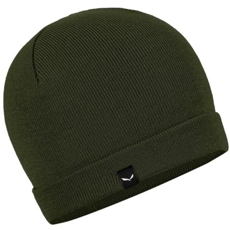 SALEWA Puez Merino Beanie, Dark Olive, UNI58