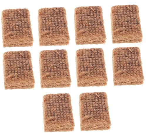 BESPORTBLE 10piezas para Barbacoa Cubos De Encendido Resistentes Al Agua Bloques para Encender Fuego para Exteriores para Chimeneas y Fogatas Parrillas De Barbacoa