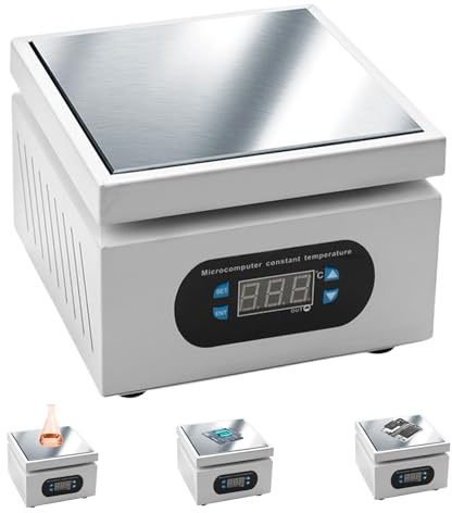 Kocusu 350 W PCB-värmeplatta, 0–400 °C lödstation, värmestation med LED-display, förvärmningsstation för mikrodator, elektrisk förvärmning, reparation av mobiltelefoner, SMD
