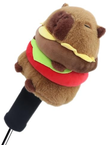 Custodie da golf | Divertente rivestimento a forma di un capybara, resistente ai cartoni animati, golf driver, per donne principianti, professionisti putter driver, interni ed esterni