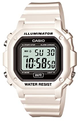 Casio Unisex F-108WHC-7ACF Classic White Resin Band Watch