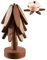ALEOHALTER Wooden Trivet for Hot Dishes, Tree Art for Wood Coasters Set of 3 Wooden Coaster, Walnut Insulation Mat Tree Shape Trivet for Hot Pots and Pans(size:3pcs)