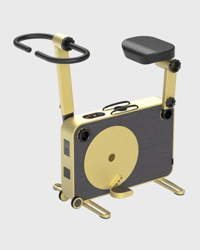 TUKAS EV | HR Bank | Generatore di Corrente Portatile con Pedali, Power Bank 2kW | Stazione di Energia per Emergenze | Generatore di Corrente Silenziato, Batteria Accumulo Fotovoltaico (Gold)