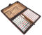 UPKOCH 1 Satz Reise-Mahjong Puzzle- Mahjong-Spielzeug tragbares Mahjong-Spiel Mahjong-Kit familienspiele Family Game Zubehör für Mahjong-Spiele Reisespiel-Requisiten Acryl