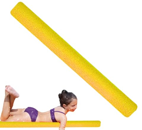 Tubo in schiuma galleggiante per spaghetti da piscina – 59 pollici colorato in schiuma | pasta spessa cava per nuoto galleggiante piscina multiuso per piscina giochi d'acqua per adulti