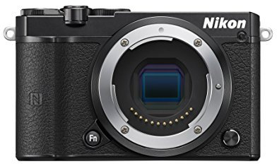 Nikon 1 J5 systemkamera (20 megapixel, 7,5 cm (3 tum) display, 4K videoinspelning, funktionsval, inställningshastighet, WiFi, NFC, USB, HDMI) endast skal svart