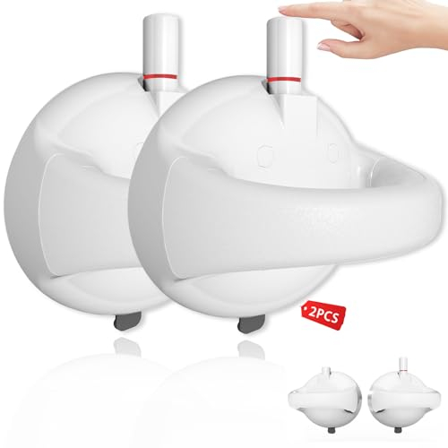 LORESJOY 2Pcs Haltegriff mit Saugnapf, Haltegriffe Dusche Ohne Bohren, Haltegriffe für Senioren, Unter Druck Setzen Badewannengriff Mobiler Haltegriff Bad Duschgriff WC Rutschfreier Haltegriff