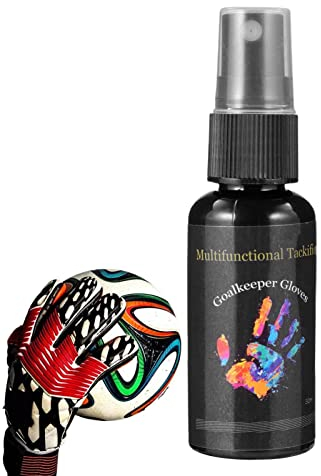 Generisch Grip Spray Torwarthandschuhe, Spray Torwarthandschuh, Grip Torwarthandschuh-Spray, rutschfeste 30-ml Latex Torwarthandschuhe, Klebrig Für Fußballsport Torhüter
