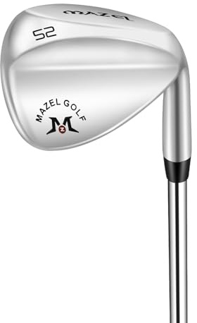 MAZEL Cuñas de golf forjadas para hombres y mujeres – Cuña de espacio de golf, cuña de arena, cuña de lobo, bunkers de escape y corta rápidamente golpes alrededor del verde, cuña de palo de golf de