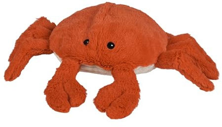 Warmies Plush Crab Microwavable Weighted Teddy with French Lavender Scent, Hot or Cold for Cool Relaxation and Warm Relief