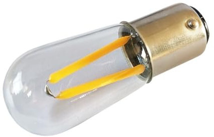 RZL Lighting, Pack of 50, LED Filament Lamp AC220V B15S/B15D T20 Decorative Bulb Light Source(Warm White,1.5W 220V B15S)