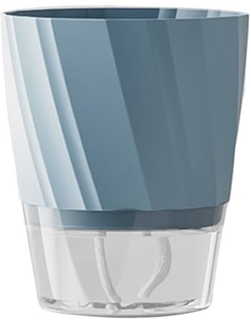 Zimmerpflanzen Bewässerung Ton Afrikanische Veilchen-Töpfe, durchsichtiger Kunststoff, automatischer Bewässerungs-Pflanztopf, quadratischer Blumentopf für alle Zimmerpflanzen, Hochbeet (A, One Size)